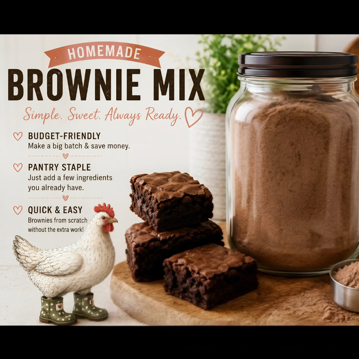 Homemade Brownie Mix: A Cheaper Sweet Treat to Keep on Hand