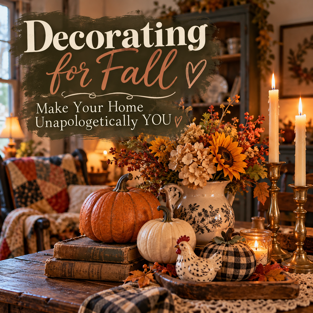Decorating for Fall: Make Your Home Unapologetically YOU 🍂