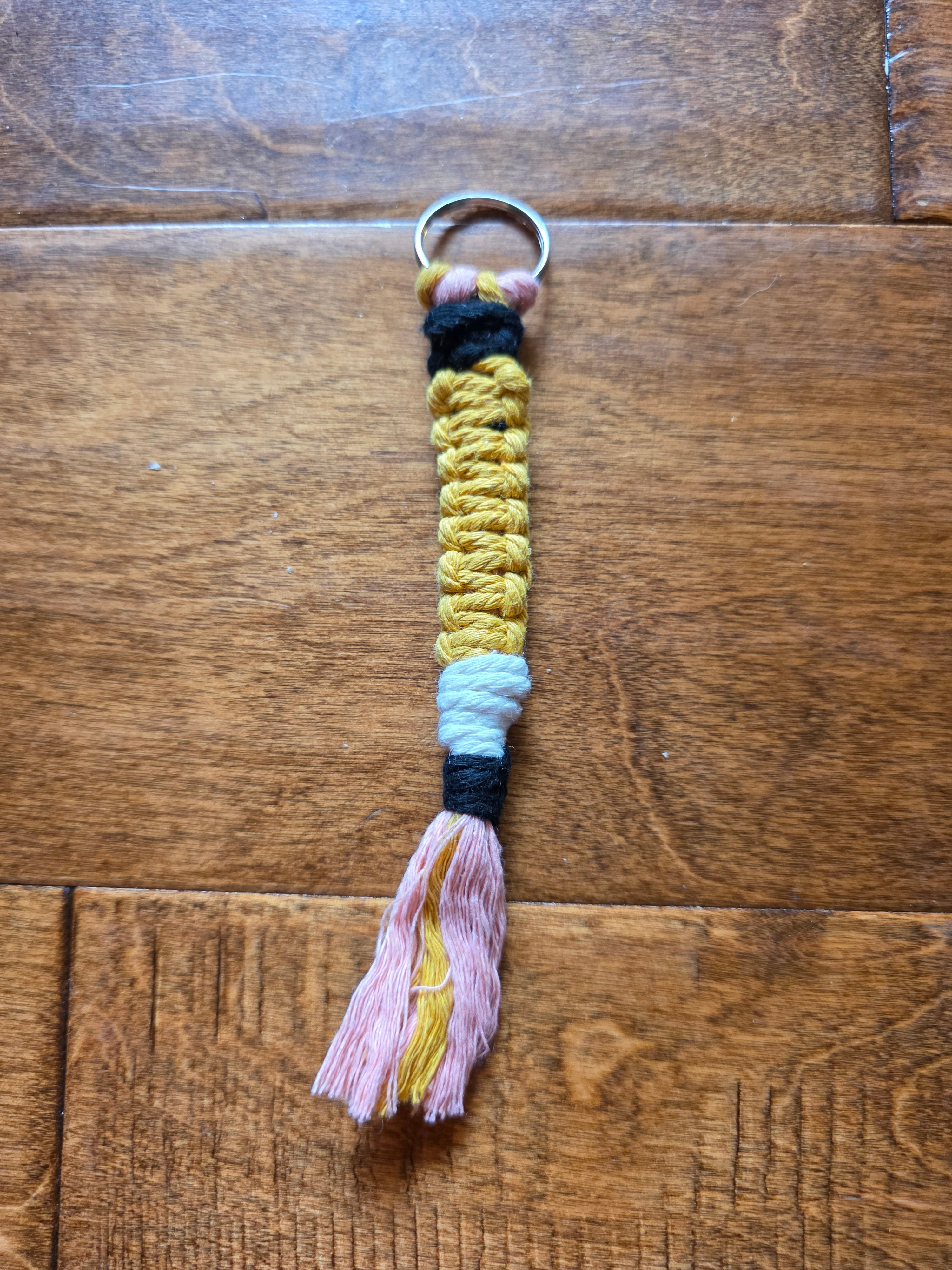 Macramé Pencil Keychain