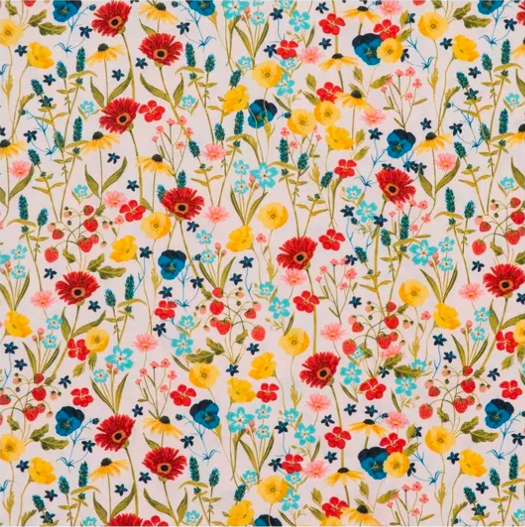Single Floral Chicken Oven Mitt
