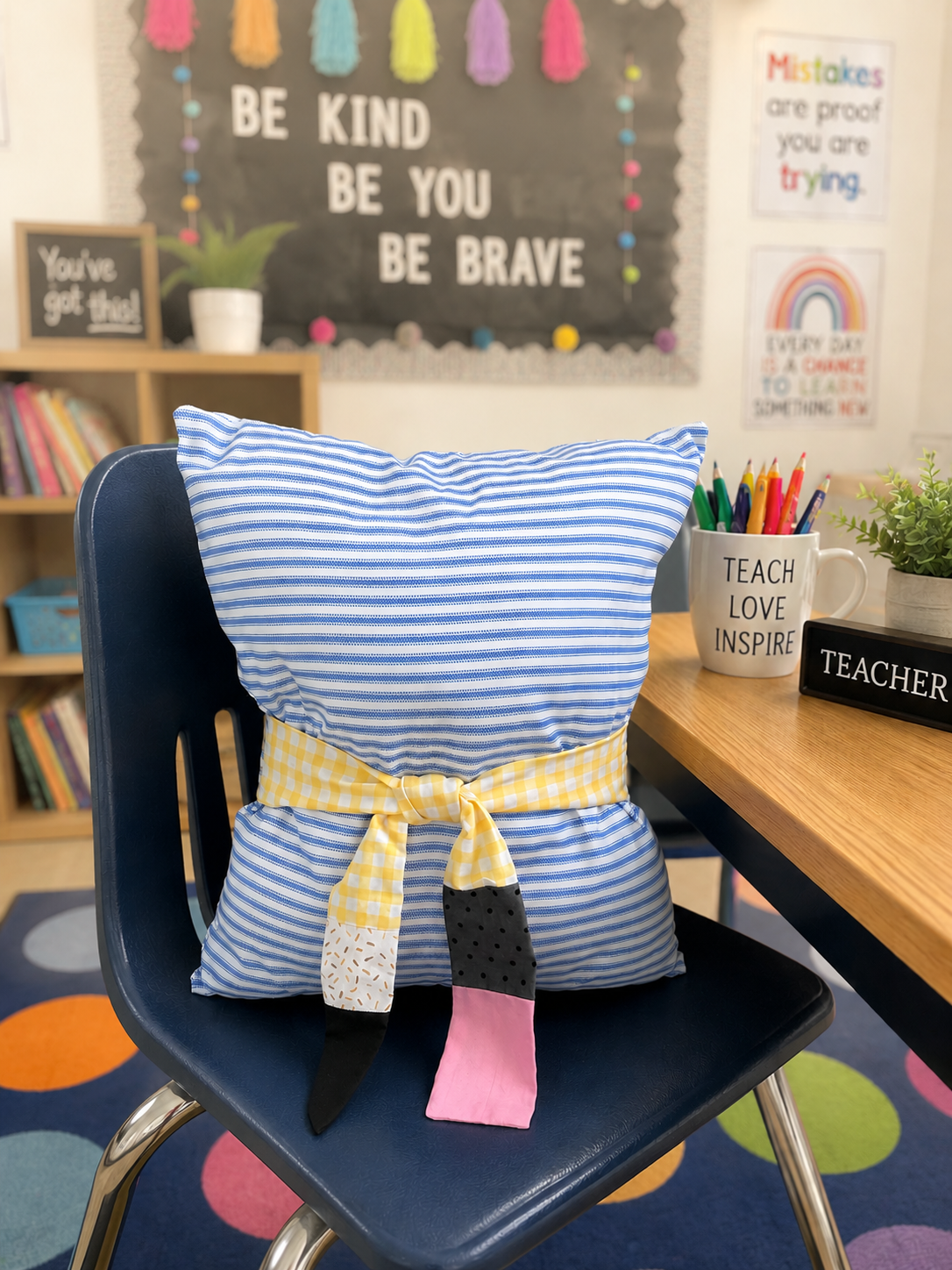 Pencil and Paper Pillow