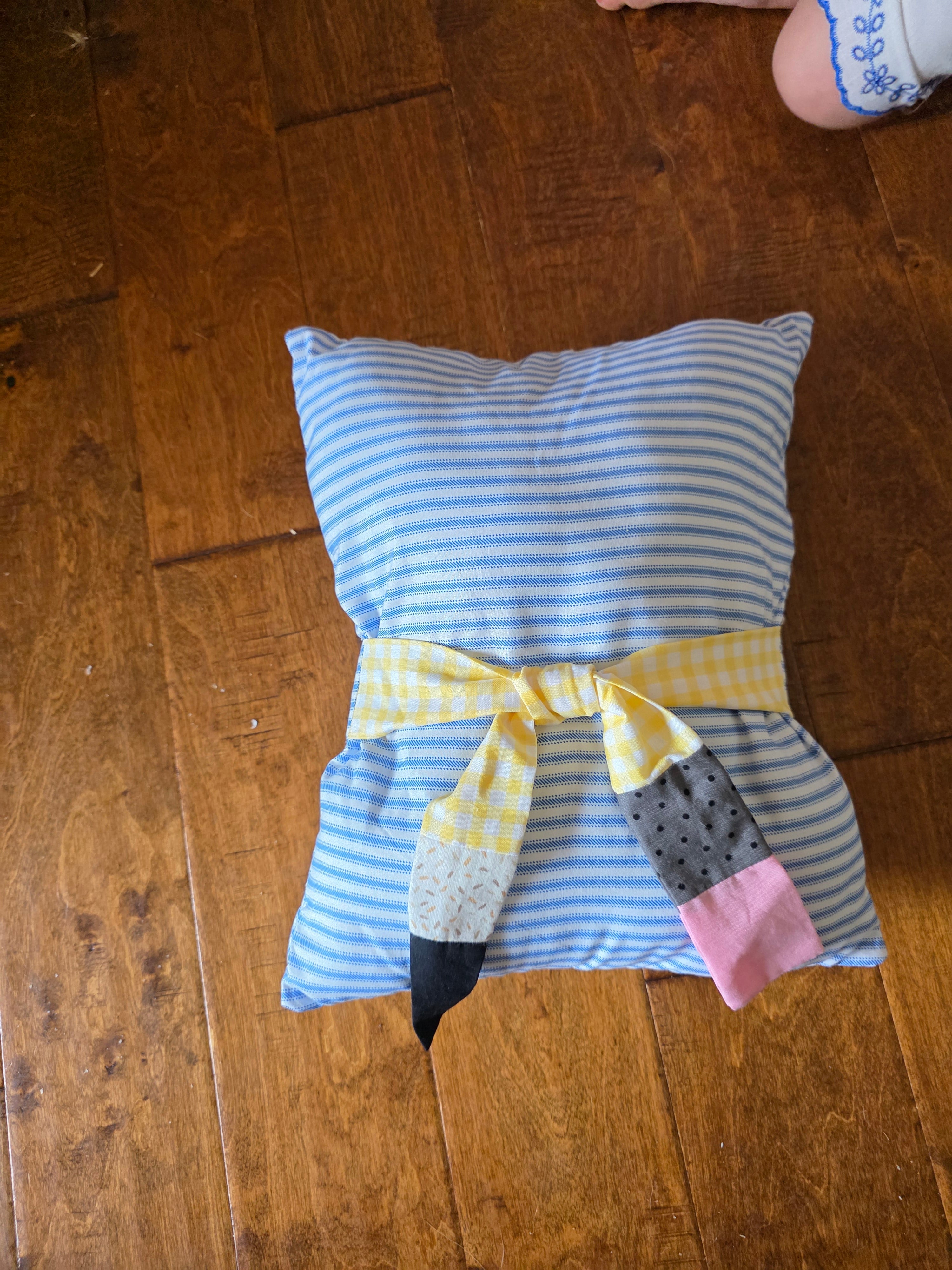 Pencil and Paper Pillow