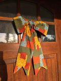 Patchwork Sunflower Bow